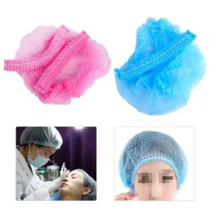 Hair Net Cap Head Cover Disposable Cap Non-woven Cap Anti-dust Hat